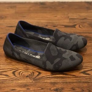 Rothy’s Loafers, size 10, Dark Camo (dark gray)